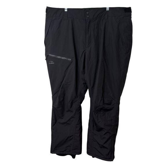 L.L. Bean Women's Wildcat Waterproof Insulated Snow Pants Black 2X Plus - Picture 1 of 11